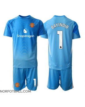 Billige Fotballdrakt Manchester United Altay Bayindir #1 Keeper Replika Hjemmedraktsett Barn 2025-26 Kortermet (med bukser)